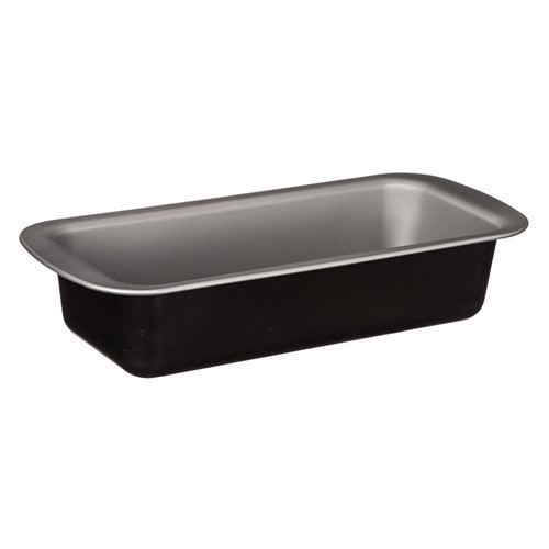 MOLDE RECTANGULAR 25CMS CROMADO/NEGRO